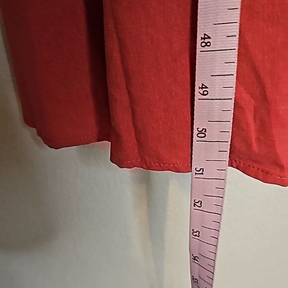 NWT Commense Small Rust Red Short Sleeve Midi Dress - Picture 8 of 8